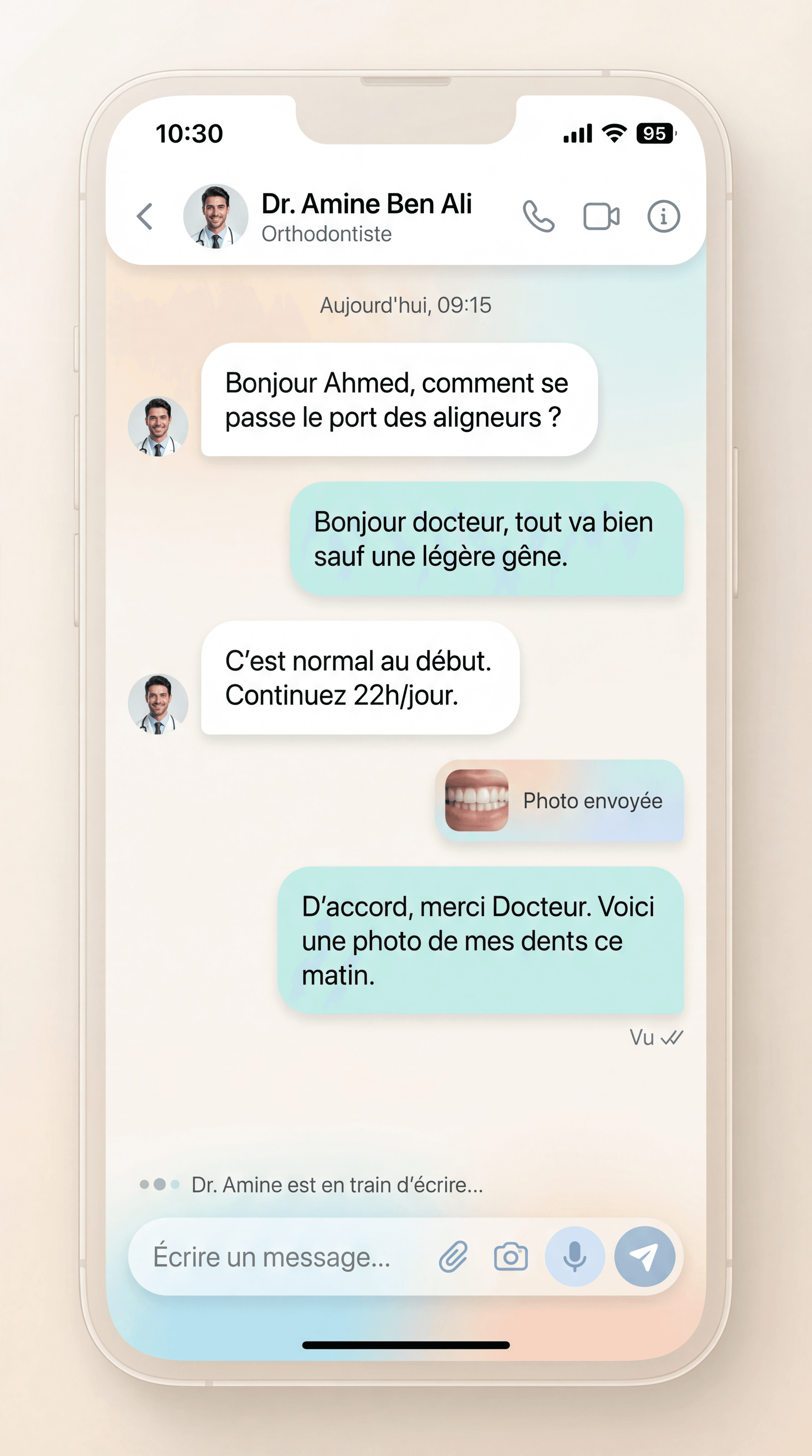 MyRealSmile Patient Chat App